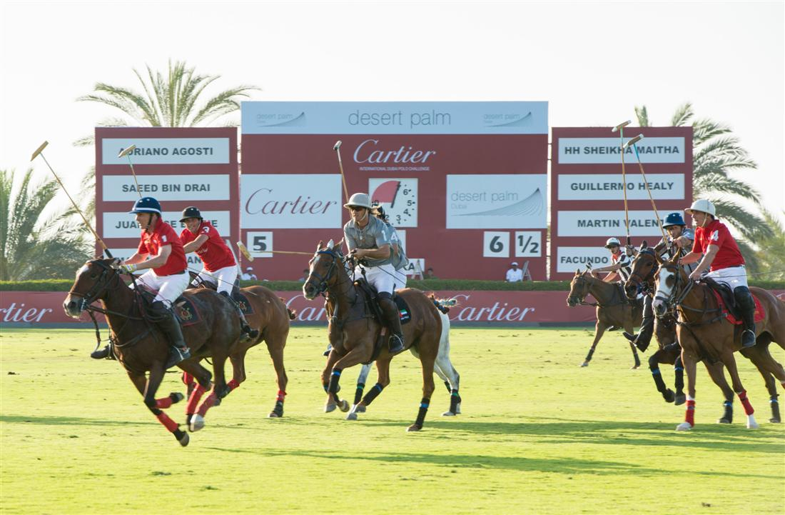 HH Sheikha Maitha leads Desert Palm team to victory in Cartier International Dubai Polo Challenge 2013